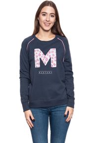 Mustang - BLUZA MUSTANG DAMSKA Bea C Raglan 1009096 4085. Długość rękawa: raglanowy rękaw