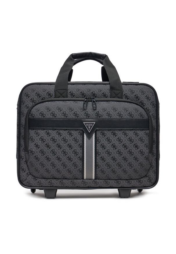 Guess Walizka kabinowa TMNAST P5143 Czarny. Kolor: czarny. Materiał: materiał