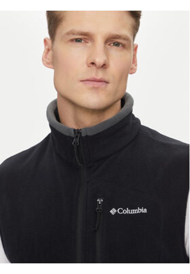 columbia - Columbia Kamizelka Fast Trek™ 1460001 Czarny Regular Fit. Kolor: czarny. Materiał: syntetyk