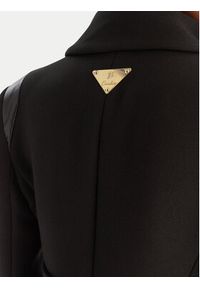 Babylon Płaszcz przejściowy E215BI Czarny Regular Fit. Kolor: czarny. Materiał: syntetyk #8