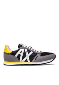 Sneakersy męskie szare Armani Exchange XUX017 XCC68 K662. Kolor: szary #4