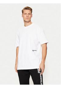 Karl Lagerfeld Jeans T-Shirt A1M17113 Biały Relaxed Fit. Kolor: biały. Materiał: bawełna #3