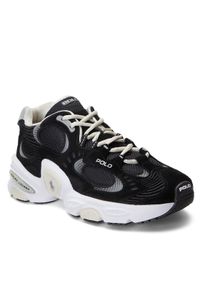 Polo Ralph Lauren Sneakersy 809913302003 Czarny. Kolor: czarny. Materiał: materiał #1