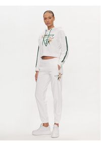 Guess Spodnie dresowe Zoey V4GB04 KC6V1 Biały Regular Fit. Kolor: biały. Materiał: bawełna #5
