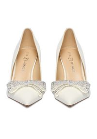 Eva Minge Czółenka ANEMONE-V1892-116-2 Biały. Kolor: biały. Materiał: skóra, lakier #2