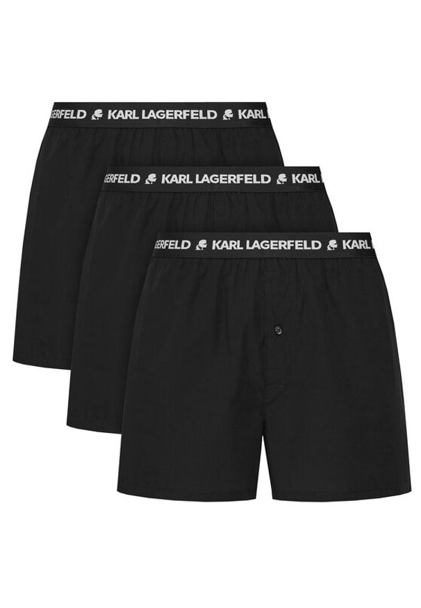 Karl Lagerfeld - KARL LAGERFELD Komplet bokserek A1M47116 Czarny. Kolor: czarny. Materiał: bawełna