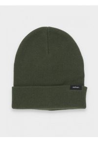 outhorn - Czapka beanie uniseks. Materiał: dzianina, bawełna. Wzór: aplikacja. Styl: klasyczny