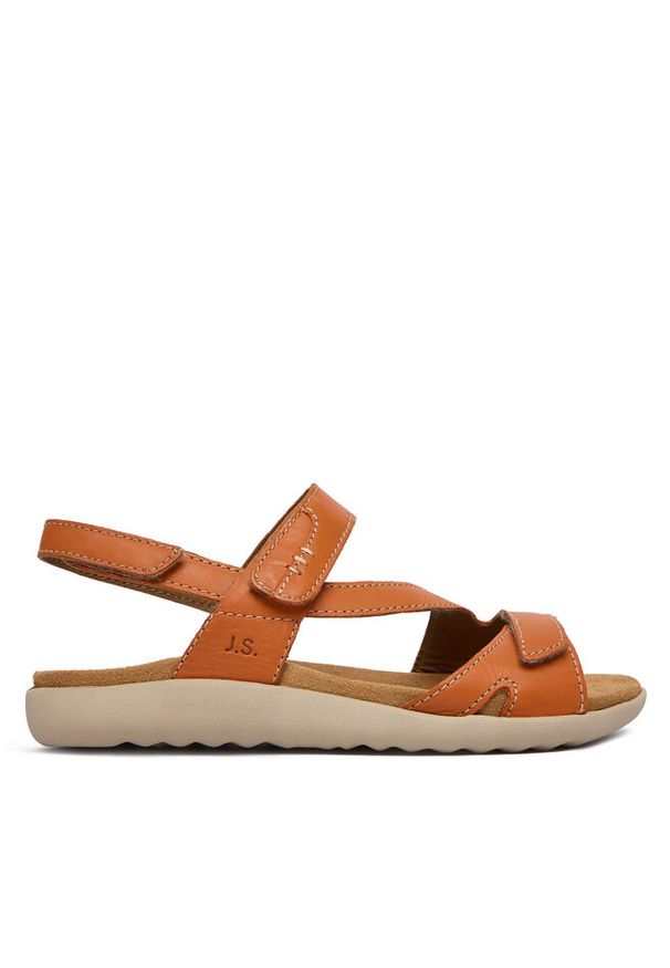 Sandały Josef Seibel. Kolor: pomarańczowy
