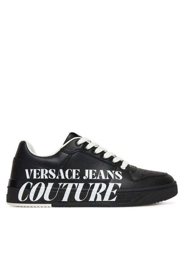 Versace Jeans Couture Sneakersy 80YA3SJ5 Czarny. Kolor: czarny. Materiał: skóra