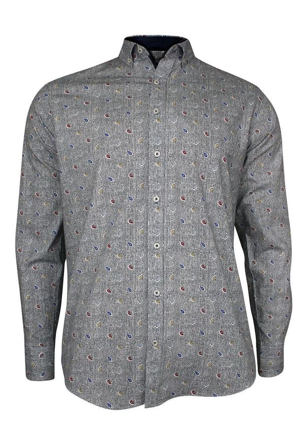 Elegancka koszula Rigon długa, paisley
