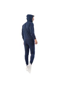 Dres Givova King Cotone Terry L, dwukolorowy, zamek. Kolor: niebieski. Materiał: dresówka. Sport: fitness