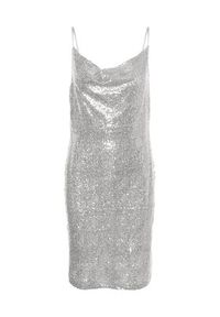 Vero Moda Sukienka koktajlowa 10295675 Srebrny Regular Fit. Kolor: srebrny. Materiał: syntetyk. Styl: wizytowy #5