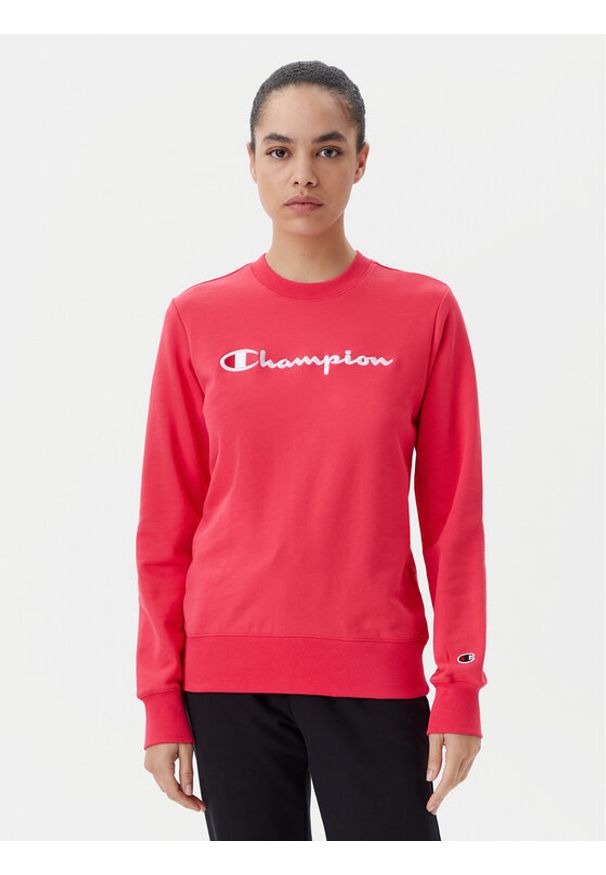 Champion Bluza 117752 Różowy Regular Fit. Kolor: różowy. Materiał: bawełna