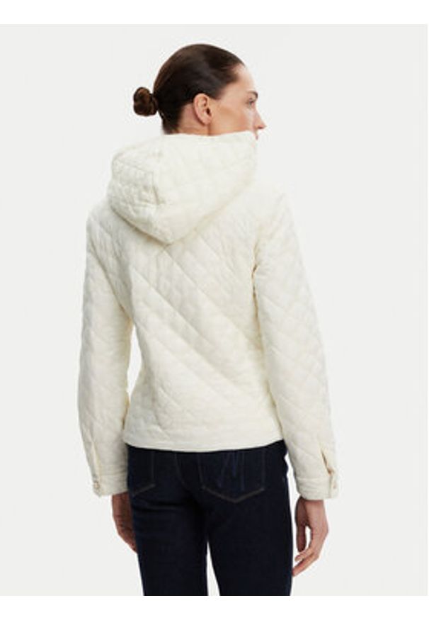 Fracomina Kurtka przejściowa FR25SC3001O42301 Écru Slim Fit. Materiał: syntetyk