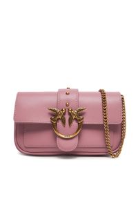 Pinko - PINKO Torebka Love One Pocket C PE 25 PCPL 100061 A0F1 Różowy. Kolor: różowy. Materiał: skórzane