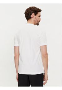 Karl Lagerfeld - KARL LAGERFELD T-Shirt 755424 542241 Biały Regular Fit. Typ kołnierza: dekolt w karo. Kolor: biały. Materiał: bawełna #5