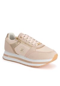 Beverly Hills Polo Club Sneakersy V12-694 Różowy. Kolor: różowy. Materiał: syntetyk