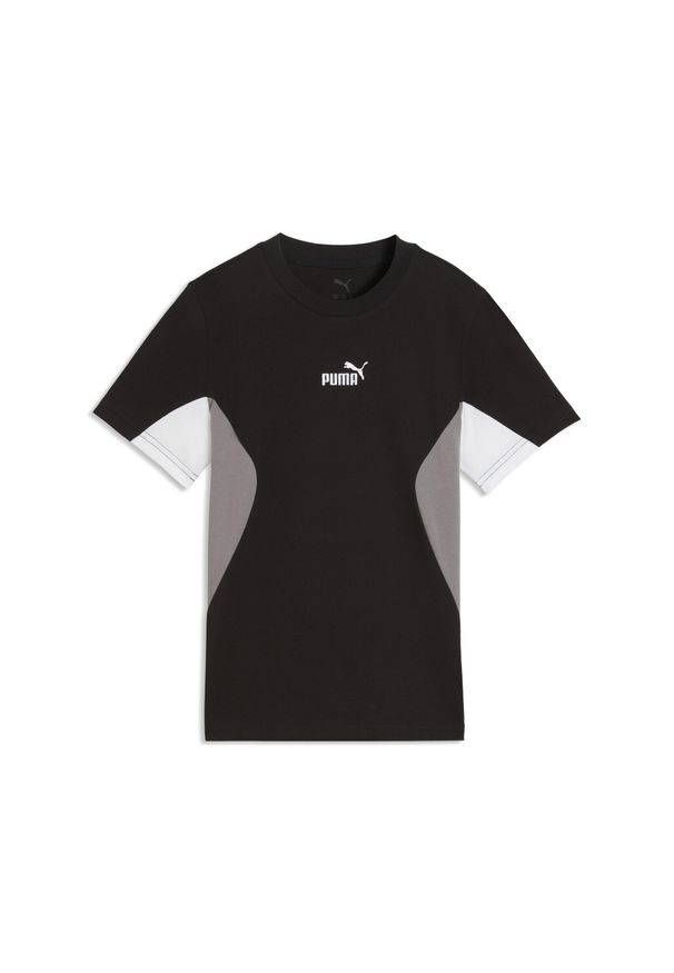 Puma - Młodzieżowa koszulka Essentials Block PUMA. Kolor: czarny. Sport: joga i pilates