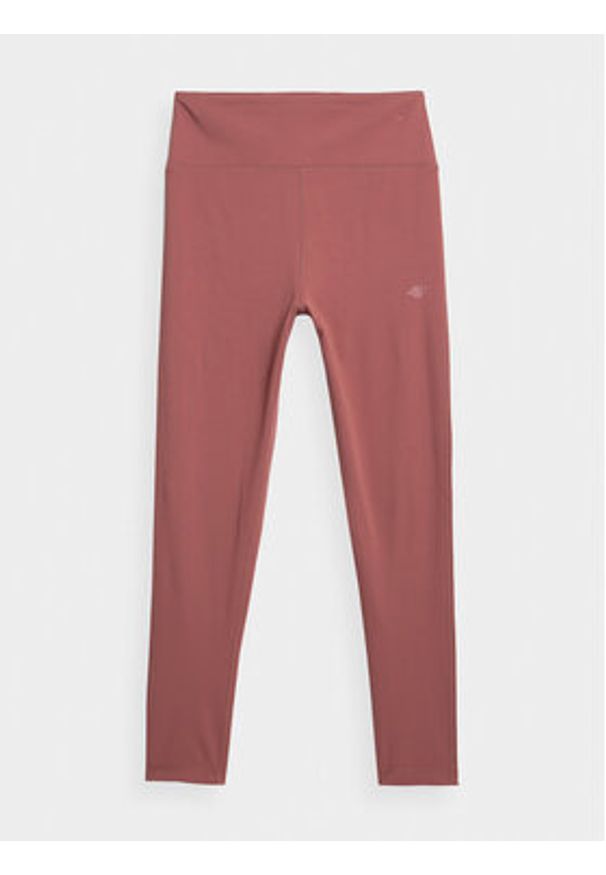 4f - 4F Legginsy 4FAW23TFTIF155 Czerwony Slim Fit. Kolor: czerwony. Materiał: syntetyk