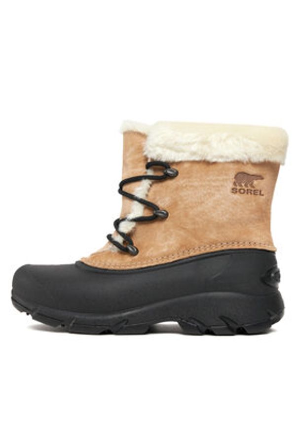 sorel - Sorel Śniegowce Snow Angel™ NL3482-234 Beżowy. Kolor: beżowy. Materiał: skóra, zamsz