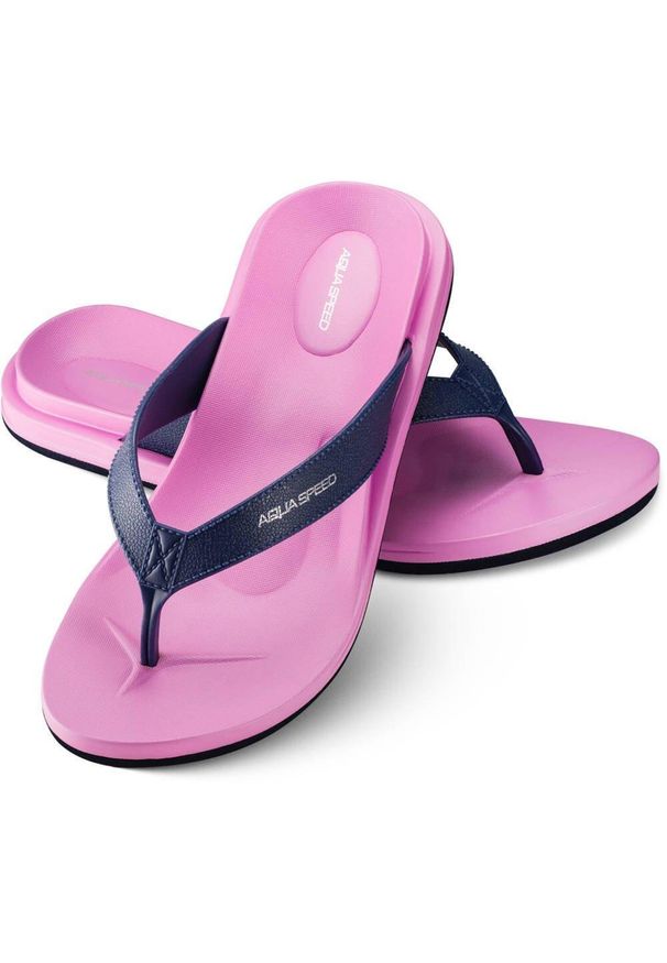 Klapki basenowe damskie Aqua Speed Solea. Kolor: różowy. Styl: sportowy