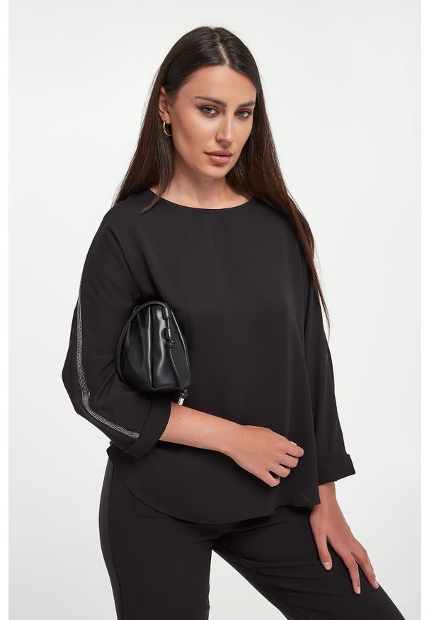 Joseph Ribkoff - Bluzka damska satynowa JOSEPH RIBKOFF. Materiał: satyna