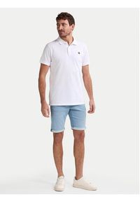 Petrol Industries Polo M-ROS-POL002 Biały Regular Fit. Typ kołnierza: polo. Kolor: biały. Materiał: bawełna #3
