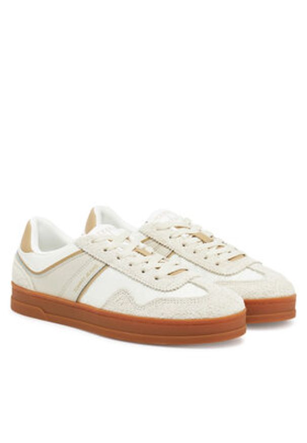 Tommy Jeans Sneakersy The Greenwich Mix Media EN0EN02730 Beżowy. Kolor: beżowy. Materiał: zamsz, skóra