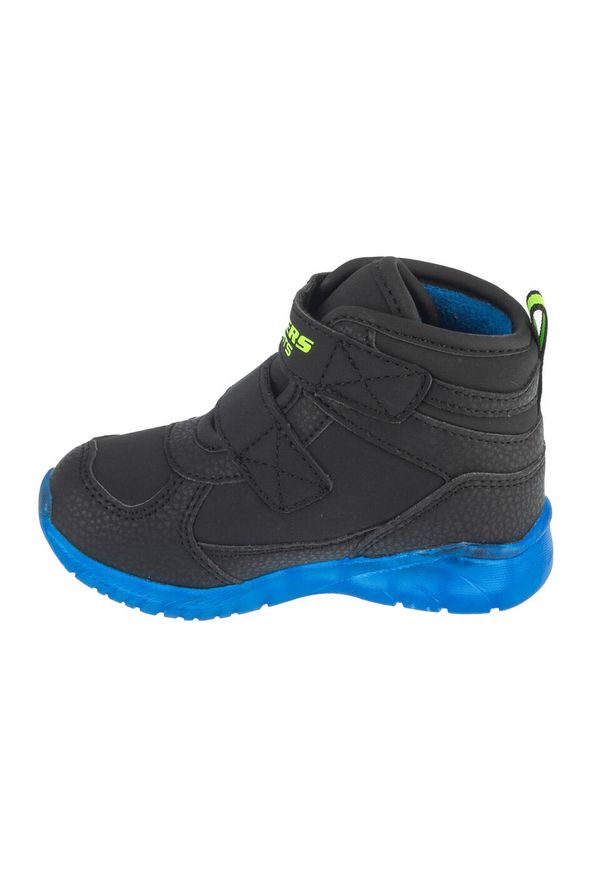 skechers - Buty zimowe chłopięce, Illumi-Brights. Okazja: na co dzień. Kolor: czarny. Sezon: zima