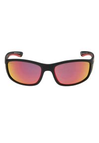 Hi-tec - Okulary Przeciwsłoneczne Unisex Dla Dorosłych Lunita. Kolor: czarny, czerwony, wielokolorowy. Sport: turystyka piesza