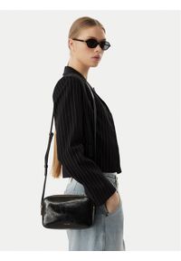Calvin Klein Torebka Foil Logo Glossy LV04F3539G Czarny. Kolor: czarny. Materiał: skórzane #1