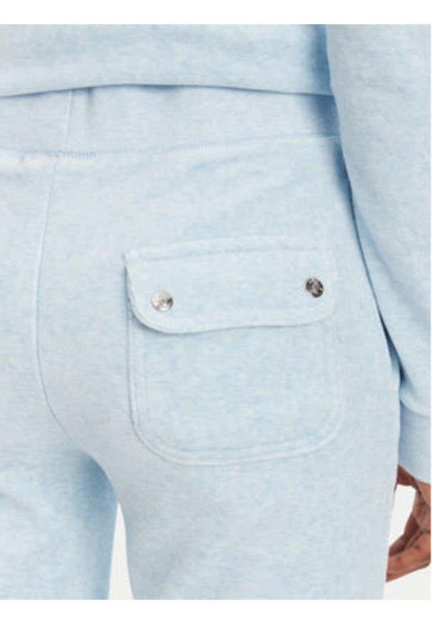 Juicy Couture Spodnie dresowe Layla JCSEBJ001 Błękitny Flared Leg. Kolor: niebieski. Materiał: syntetyk