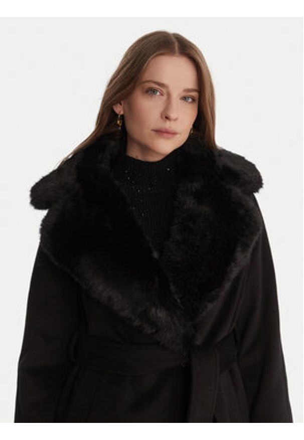 Artigli Płaszcz przejściowy ACCP002929 Czarny Regular Fit. Kolor: czarny. Materiał: syntetyk