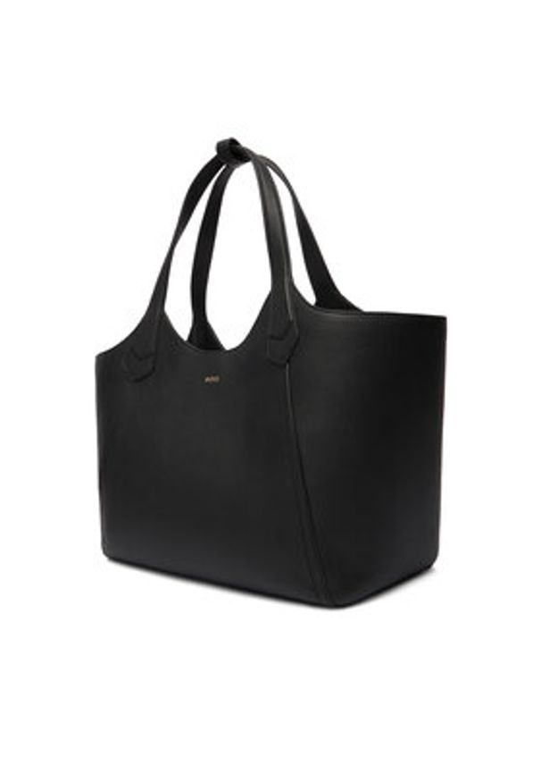 BOSS Torebka 50563395 Czarny. Kolor: czarny. Materiał: skórzane