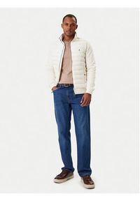 TOMMY HILFIGER - Tommy Hilfiger Kurtka przejściowa Mix Media Ess MW0MW41329 Kremowy Regular Fit. Kolor: kremowy. Materiał: bawełna #3