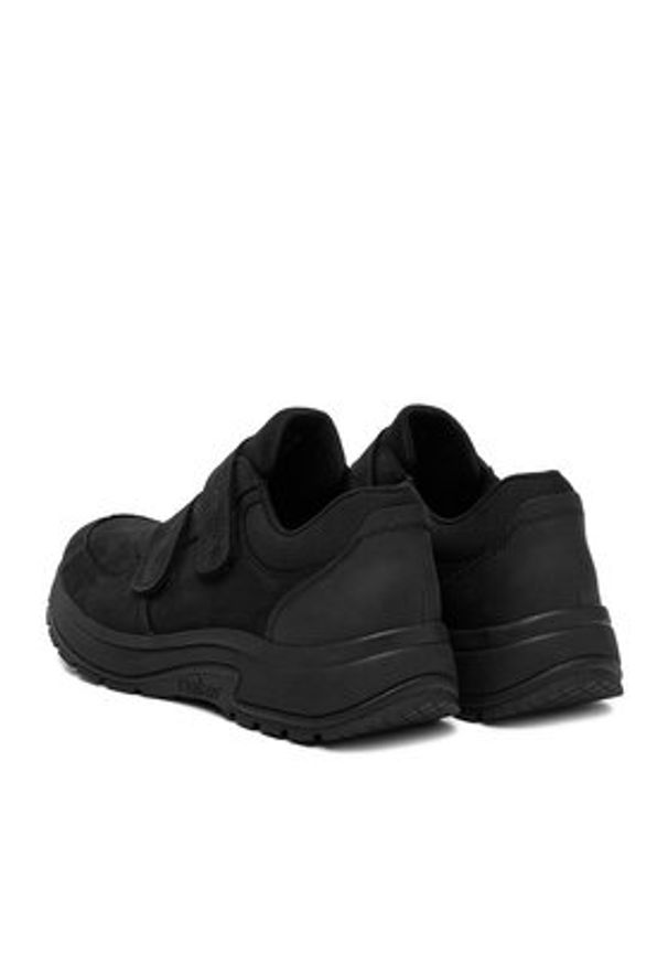 Rieker Półbuty 11051-00 Czarny. Kolor: czarny. Materiał: zamsz, skóra