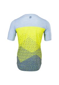 Koszulka rowerowa męska Enduro Silvini Jersey Denno MD1803. Kolor: wielokolorowy, żółty, szary. Materiał: jersey