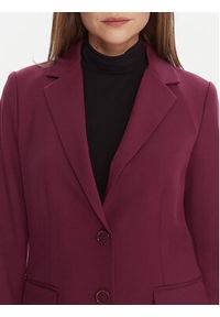 United Colors of Benetton - United Colors Of Benetton Marynarka 2L4HDW02W Fioletowy Slim Fit. Kolor: fioletowy. Materiał: syntetyk #3