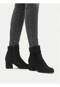 Jenny - JENNY Botki CEO-WS24340-01 Czarny. Kolor: czarny. Materiał: materiał #3