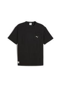 Puma - Męska koszulka PUMA Class Pinnacle o luźnym kroju PUMA. Kolor: czarny. Sport: bieganie #1