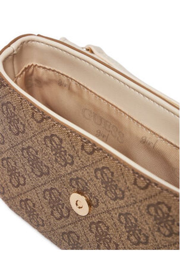 Guess Torebka J4YZ42 WFEN0 Beżowy. Kolor: beżowy. Materiał: skórzane