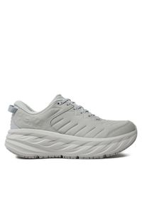 HOKA - Hoka Sneakersy Bondi Sr 1110520 Szary. Kolor: szary. Materiał: skóra