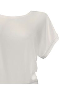 LEMISS - Body t-shirt Yara Cream White. Okazja: na co dzień. Kolor: biały. Materiał: dzianina, materiał. Styl: casual