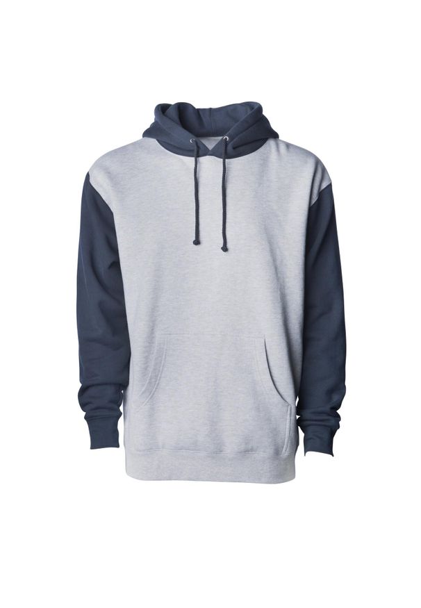 INDEPENDENT - Męska Bluza Z Kapturem Heather Heavyweight. Typ kołnierza: kaptur. Kolor: niebieski
