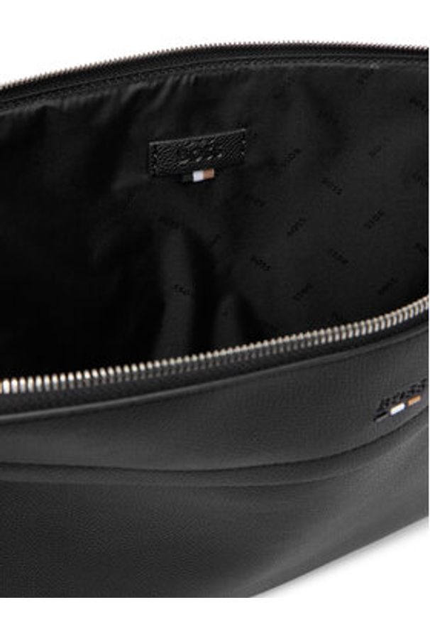 BOSS Etui na laptopa 50558167 Czarny. Kolor: czarny. Materiał: skóra