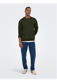 Only & Sons Bluza 22018683 Zielony Regular Fit. Kolor: zielony. Materiał: bawełna #5