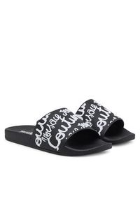 Versace Jeans Couture Klapki 78VA3SQ1 Czarny. Kolor: czarny