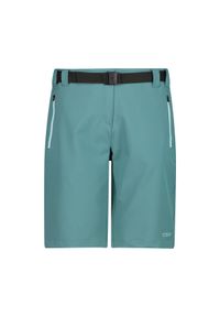 Bermudy damskie turystyczne CMP 3T59136. Kolor: zielony. Sport: turystyka piesza