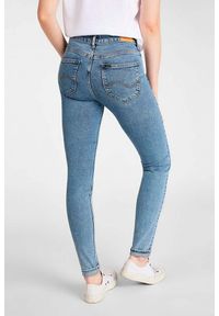 Lee - LEE SCARLETT SKINNY HIGH WAIST DAMSKIE SPODNIE JEANSOWE MENLO LIGHT L626LYIA. Stan: podwyższony