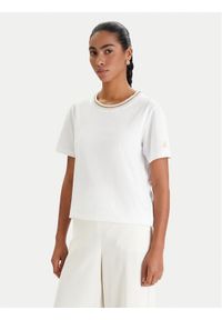 Luisa Spagnoli T-Shirt Balearica 543152 Biały Regular Fit. Kolor: biały. Materiał: bawełna #1